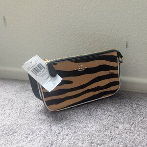COACH Nolita 19 In Canvas & Leather With Tiger Honey Black Multi C7438